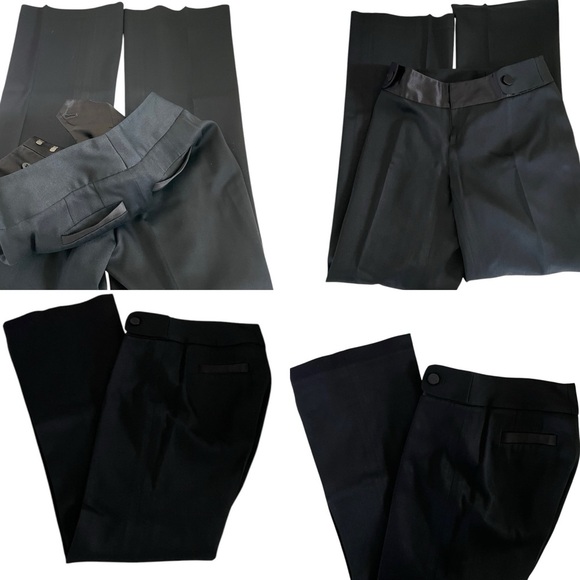 Banana Republic Black Straight Leg Jackson Fit Women’s Dress Pants size 0 - Picture 4 of 13